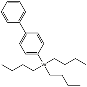 Stannane, [1,1'-biphenyl]-4-yltributyl- Structure