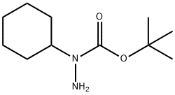 Hydrazinecarboxylic acid, 1-cyclohexyl-, 1,1-dimethylethyl ester 구조식 이미지