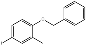 1-(Benzyloxy)-4-iodo-2-methylbenzene Structure