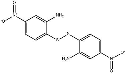Benzenamine, 2,2'-dithiobis[5-nitro- Structure