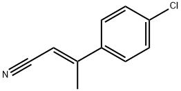 2-Butenenitrile, 3-(4-chlorophenyl)-, (2E)- Structure