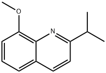 Quinoline, 8-methoxy-2-(1-methylethyl)- Structure