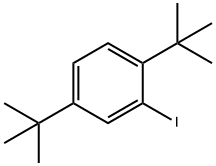 Benzene, 1,4-bis(1,1-dimethylethyl)-2-iodo- Structure