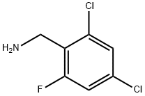 Benzenemethanamine, 2,4-dichloro-6-fluoro- Structure