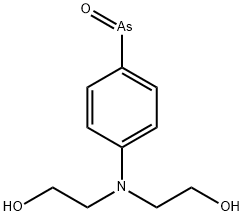 p-arsenoso-N,N-bis(2-hydroxyethyl)aniline 구조식 이미지