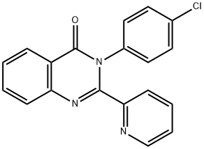 3-(4-Chlorophenyl)-2-(pyridin-2-yl)quinazolin-4(3H)-one Structure