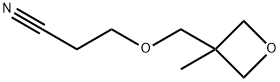 Propanenitrile, 3-[(3-methyl-3-oxetanyl)methoxy]- Structure