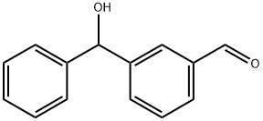 Benzaldehyde, 3-(hydroxyphenylmethyl)- Structure