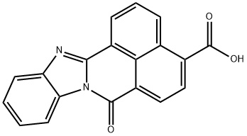 7-oxo-7H-benzo[de]benzo[4,5]imidazo[2,1-a]isoquinoline-4-carboxylic acid Structure