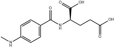 D-Glutamic acid, N-[4-(methylamino)benzoyl]- Structure