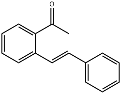 Ethanone, 1-[2-[(1E)-2-phenylethenyl]phenyl]- Structure