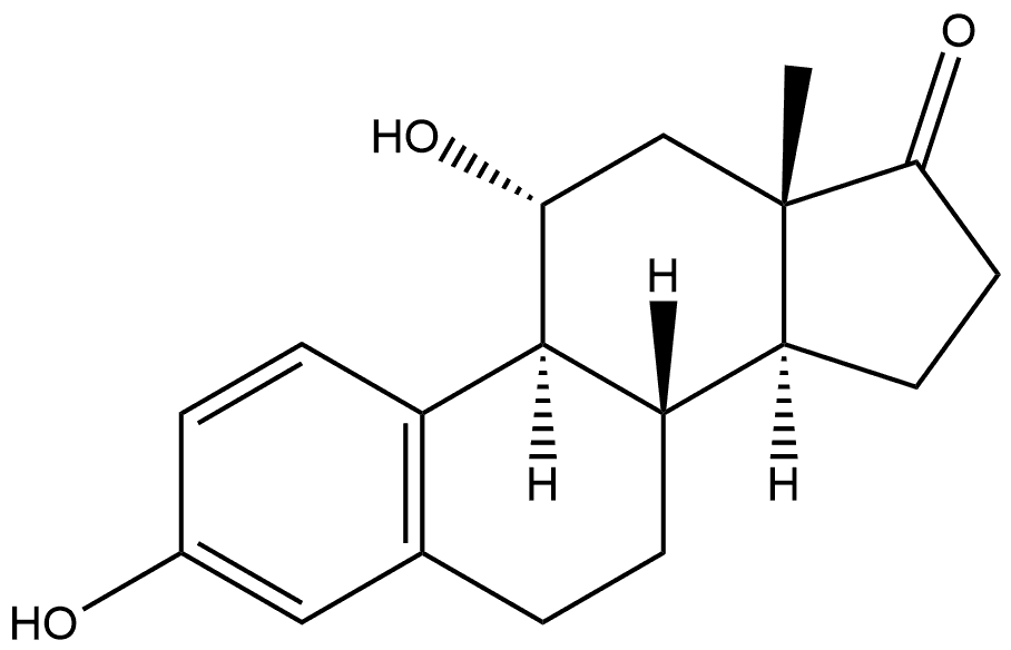 Estra-1,3,5(10)-trien-17-one, 3,11-dihydroxy-, (11α)- Structure