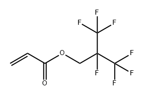 2-Propenoic acid, 2,3,3,3-tetrafluoro-2-(trifluoromethyl)propyl ester Structure