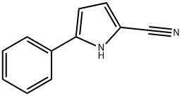 1H-Pyrrole-2-carbonitrile, 5-phenyl- 구조식 이미지