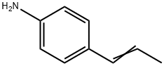 Benzenamine, 4-(1-propen-1-yl)- Structure