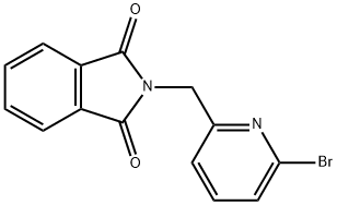 1H-Isoindole-1,3(2H)-dione, 2-[(6-bromo-2-pyridinyl)methyl]- Structure