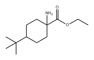 Ethyl 1-amino-4-(tert-butyl)cyclohexane-1-carboxylate Structure