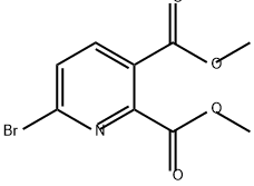 2,3-Pyridinedicarboxylic acid, 6-bromo-, 2,3-dimethyl ester Structure