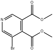 3,4-Pyridinedicarboxylic acid, 5-bromo-, 3,4-dimethyl ester Structure