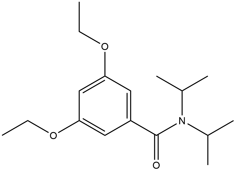 3,5-Diethoxy-N,N-bis(1-methylethyl)benzamide Structure