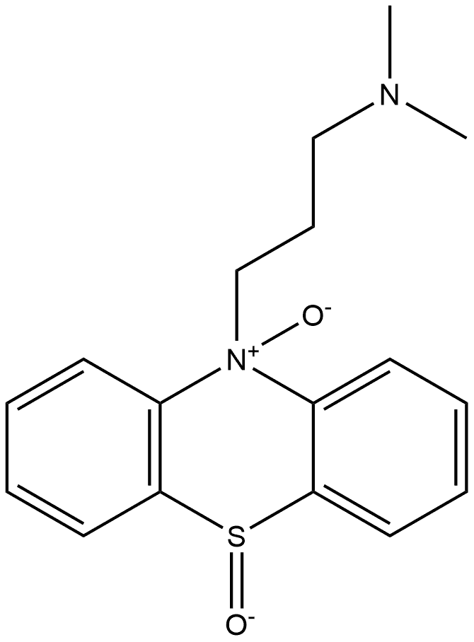 10H-Phenothiazine-10-propanamine, N,N-dimethyl-, N,5-dioxide Structure