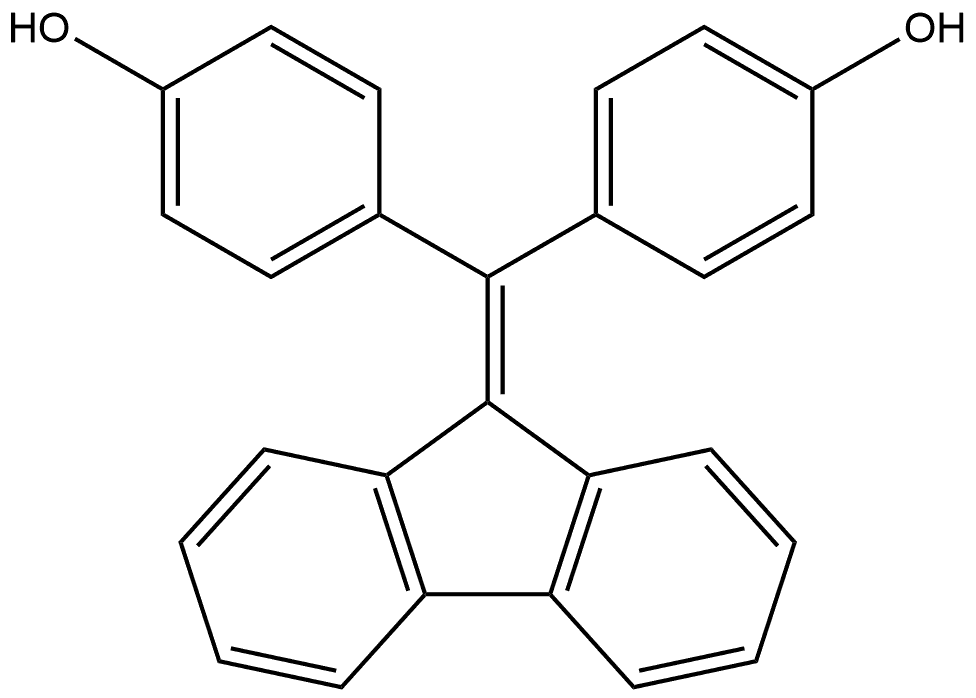 Phenol, 4,4'-(9H-fluoren-9-ylidenemethylene)bis- Structure