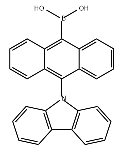 Boronic acid, B-[10-(9H-carbazol-9-yl)-9-anthracenyl]- Structure