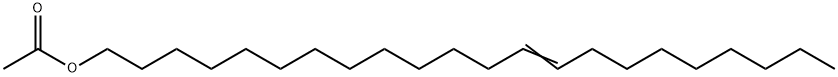 13-Docosen-1-ol, 1-acetate Structure