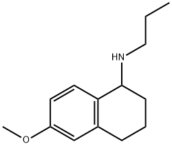 6-methoxy-N-propyl-1,2,3,4-tetrahydronaphthalen-1-amine Structure