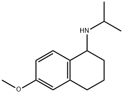 N-isopropyl-6-methoxy-1,2,3,4-tetrahydronaphthalen-1-amine Structure