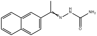 Hydrazinecarboxamide, 2-[1-(2-naphthalenyl)ethylidene]- Structure