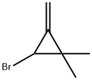 Cyclopropane, 2-bromo-1,1-dimethyl-3-methylene- 구조식 이미지