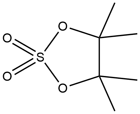 1,3,2-Dioxathiolane, 4,4,5,5-tetramethyl-, 2,2-dioxide 구조식 이미지