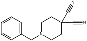 1-benzylpiperidine-4,4-dicarbonitrile Structure