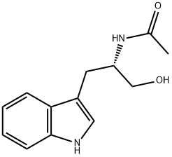 Acetamide, N-[(1S)-2-hydroxy-1-(1H-indol-3-ylmethyl)ethyl]- Structure