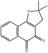 Naphtho[1,2-b]furan-4,5-dione, 2,3-dihydro-2,2-dimethyl- Structure