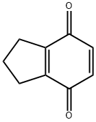 1H-Indene-4,7-dione, 2,3-dihydro- Structure