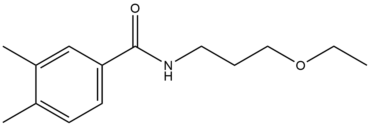 N-(3-Ethoxypropyl)-3,4-dimethylbenzamide Structure