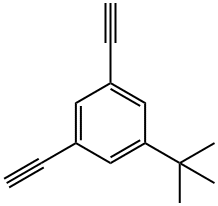 Benzene, 1-(1,1-dimethylethyl)-3,5-diethynyl- Structure