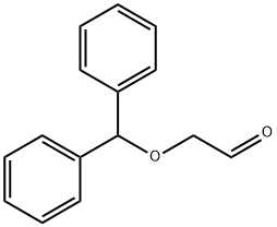 Acetaldehyde, 2-(diphenylmethoxy)- Structure