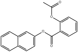 Naphthalen-2-yl 2-acetoxybenzoate Structure