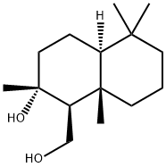 1-Naphthalenemethanol, decahydro-2-hydroxy-2,5,5,8a-tetramethyl-, (1S,2R,4aS,8aS)- Structure