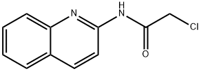 Acetamide, 2-chloro-N-2-quinolinyl- Structure