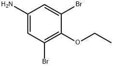 Benzenamine, 3,5-dibromo-4-ethoxy- Structure