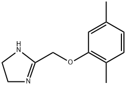 1H-Imidazole, 2-[(2,5-dimethylphenoxy)methyl]-4,5-dihydro- Structure