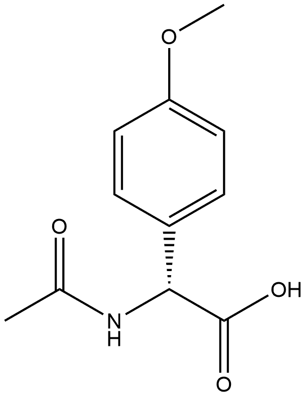 N-Ac-R-4-methoxyphenylglycine Structure