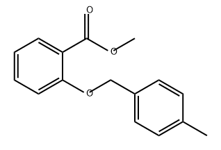 Benzoic acid, 2-[(4-methylphenyl)methoxy]-, methyl ester 구조식 이미지