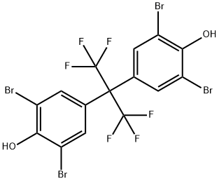 Phenol, 4,4'-[2,2,2-trifluoro-1-(trifluoromethyl)ethylidene]bis[2,6-dibromo- Structure
