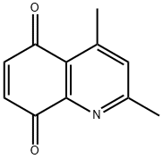 2,4-Dimethylquinoline-5,8-dione 구조식 이미지