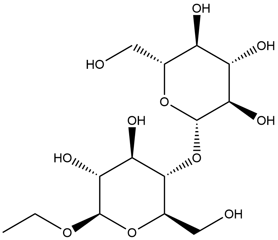 Ethyl β-D-cellobioside Structure